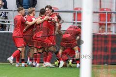 3. Liga; FC Ingolstadt 04 - SSV Ulm; Tor Jubel Treffer Marcel Costly (22, FCI) Jasper Maljojoki (23, FCI) Frederik Christensen (11, FCI) Max Besuschkow (17, FCI) Max Plath (14 FCI) Simon Lorenz (32, FCI)