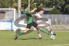 Bezirksliga - Saison 2023/2024 - TSV Gaimersheim - Grüne Heide - Manuell Bittlmayer (Nr.33 - Gaimersheim) - Felix Arnold grün Grüne Heide - Foto: Meyer Jürgen