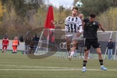Bayernliga Nord - Saison 2026/27 - FC Ingolstadt 04 II - SV Fortuna Regensburg - Manuel Distl weiss FCI - Andrea Nocerino dunkel Regensburg -  Foto: Meyer Jürgen