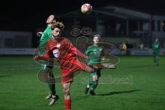 Landesliga - Saison 2024/25 - SV Manching - TSV Dachau - Stefan Müller (Nr.7 - SV Manching) - Barin Berkant  rot Dachau - Foto: Meyer Jürgen