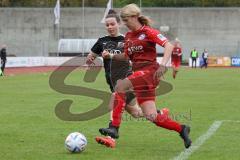 2. Fußball-Liga - Frauen - Saison 2022/2023 - FC Ingolstadt 04 - FFC Turbine Potsdam II - Paula Vidovic (Nr.11 - FCI Frauen) - Dommasch Marike rot #8 Potsdam - Foto: Meyer Jürgen