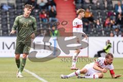 3. Liga; VfB Stuttgart 2 - FC Ingolstadt 04; Torchance verpasst ärgert sich Tim Heike (9, FCI)