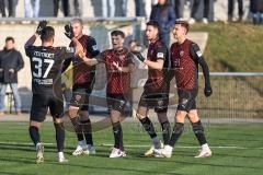 3. Liga; Testspiel; SpVgg Greuther Fürth - FC Ingolstadt 04 - Tor Jubel Treffer Ryan Malone (16, FCI) 0:1, Simon Lorenz (32, FCI) Benjamin Kanuric (8, FCI) Moritz Seiffert (23, FCI) Pascal Testroet (37, FCI)