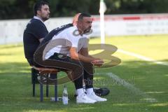 Landesliga - Saison 2024/25 - SV Manching - TSV Schwabmünchen - Trainer Serkan Demir (SV Manching) - XXXXX - Foto: Meyer Jürgen