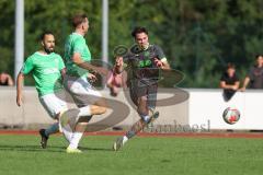 Bezirksliga - Saison 2025/26 - FC Fatih Ingolstadt - FC Gerolfing - Semih Kaleli (Nr.7 - FC Fatih Ingolstadt) - David Simm (Nr.7 - FC Gerolfing) - Foto: Meyer Jürgen