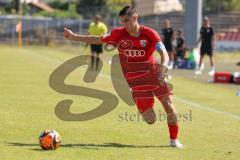 A - Junioren Bundesliga -  Saison 2023/2024 - FC Ingolstadt 04 - FSV Mainz 05 - Emre Gül rot FCI - Foto: Meyer Jürgen