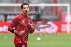 3. Liga; FC Ingolstadt 04 - TSG Hoffenheim II; vor dem Spiel Torwart Kai Eisele (25, FCI)