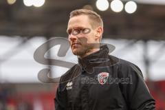 3. Liga; FC Ingolstadt 04 - Erzgebirge Aue; vor dem Spiel Torwart Marius Funk (1, FCI)