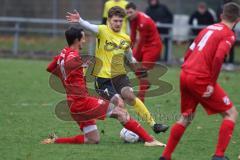 Kreisliga - Saison 2024/25- TSV Kösching - FC Hitzhofen/Oberzell - Dominik Fielser gelb Hitzhofen - Stefan Winzinger rot Kösching - Foto: Meyer Jürgen