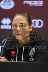 3. Liga; FC Ingolstadt 04 - Rot-Weiss Essen; Pressekonferenz Interview Cheftrainerin Sabrina Wittmann (FCI)