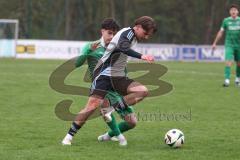 Bezirksliga - Saison 2025/26 - TSV Ober./Unterhaunstadt - FC Gerolfing - Ahmet Altay (Nr.25 - FC Gerolfing)- Amadeus Taubert grau Ober./Unterhaunstadt - Foto: Meyer Jürgen