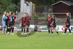 2. Bundesliga Frauen - Saison 2024/25 - FC Ingolstadt 04 Frauen - FC Union Berlin - Die Mannschaft kommt zusammen nach dem 0:2 Führungstreffer - XXXXX - Foto: Meyer Jürgen