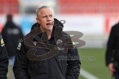 3. Liga; FC Ingolstadt 04 - 
SV Sandhausen; Cheftrainer Jens Keller (SVS) vor dem Spiel