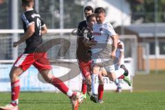 Kreisklasse - Saison 2024/25- TSV Gaimersheim II - SV Buxheim-  - Maximilian Crusius weiss Buxheim - Franz Reinwald schwarz Gaimersheim - Foto: Meyer Jürgen