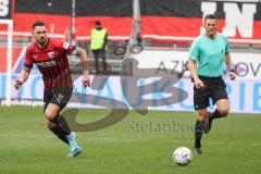 3. Liga; FC Ingolstadt 04 - Rot-Weiss Essen; Pascal Testroet (37, FCI)