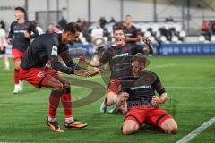 3. Liga; SC Verl - FC Ingolstadt 04; Ausgleich 2:2 Tor Jubel Treffer Simon Lorenz (32, FCI) Jonas Scholz (15, FCI) Marcel Costly (22, FCI) Fredrik Carlsen (8, FCI)