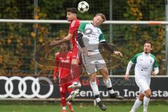 Kreisklasse - Saison 2025/26- Türk SV Ingolstadt - SV Lippertshofen - Baha Asici rot Türkisch  - Jonas Bienert weiss Lippertshofen - Foto: Meyer Jürgen