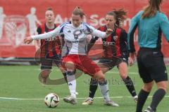 2. Bundesliga Frauen - Saison 2024/25 - FC Ingolstadt 04 Frauen - HSV - Stefanie Reischmann (Nr.24 - FCI Frauen) - Meyer Christin weiss HSV - Foto: Meyer Jürgen