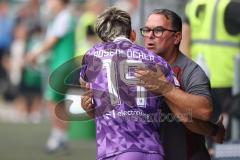 3. Liga - Saison 2026/27 - SC Preussen Münster - FC Ingolstadt 04 - Linus Rosenlöcher (Nr.19 - FCI) wird eingewechselt - Scouting/Kaderplanung Rigo Hof (FCI) - Foto: Meyer Jürgen