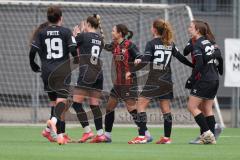 2. Bundesliga Frauen - Saison 2025/26 - FC Ingolstadt 04 Frauen - SG Andernach - Der 1:1 Ausgleichstreffer durch Katharina Reikersdorfer (Nr.20 - FC Ingolstadt Frauen I) - jubel - XXXXX - Foto: Meyer Jürgen