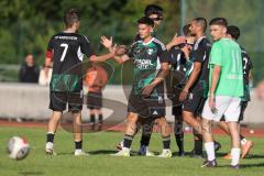 Bezirksliga - Saison 2025/26 - FC Fatih Ingolstadt - TSV Gaimersheim - Marcus Keilwerth (Nr.13 - TSV Gaimersheim) mit einem Tor - jubel - Philipp Stipic (Nr.6 - TSV Gaimersheim) - Foto: Meyer Jürgen