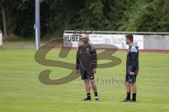 Testspiel; 3. Liga; TSV Berching - FC Ingolstadt 04; Co-Trainer Maniyel Nergiz (FCI) Co-Trainer Julian Kolbeck (FCI)