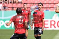 DFB-Pokal; FC Ingolstadt 04 - 1. FC Kaiserslautern; Davide Sekulovic (33, FCI) Emre Gül (5, FCI)