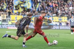 3. Liga; 1. FC Saarbrücken - FC Ingolstadt 04; Yannick Deichmann (20, FCI) Bretschneider Niko (28 FCS)