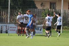 Kreisliga - Saison 2024/25- SV Hundszell - SV Menning -  -   Der 1:0 Führungstreffer durch - Leon Drees weiss Hundszell - jubel - XXXXX - Foto: Meyer Jürgen