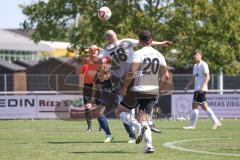 Kreisklasse - Saison 2024/25- TSV Gaimersheim II - TSV Etting  - Moritz Heckl weiss Gaimrsheim - Sascha Depner
 blau Etting - Foto: Meyer Jürgen