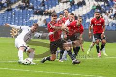 3. Liga; Hannover 96 II - FC Ingolstadt 04; Tor Jubel Treffer Simon Lorenz (32, FCI) Wallner Lukas (44 H96)