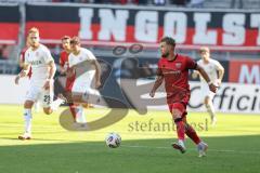 3. Liga; FC Ingolstadt 04 - SV Wehen Wiesbaden; Yannick Deichmann (20, FCI) Wohlers Ole (21 SVWW) Suarez David (47 SVWW)