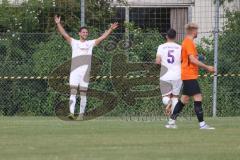 Relegation zur Kreisklasse - Saison 2022/2023 - SC Irgertsheim - MTV Ingolstadt - Der 1:1 Ausgleichstreffer durch Marco Battaglia weiss MTV - jubel - Foto: Meyer Jürgen