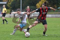 *** 2. Bundesliga Frauen - Saison 2025/26 - FC Ingolstadt 04 Frauen - VFL Bochum - Emma Kusch (Nr.9 - FC Ingolstadt Frauen I) - Joester Emely blau Bochum - Foto: Meyer Jürgen