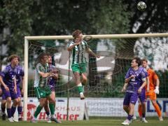 Landesliga - Freundschaftsspiel - Saison 2026/27 - SV Manching - TSV Karteth-Lappersdorf - Dominik Juric (Nr.18 - SV Manching) Peter Sebastian TW Kareth - Lappersdorf  - XXXXX - Foto: Meyer Jürgen