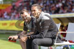 Toto-Pokal Finale; Würzburger Kickers - FC Ingolstadt 04; Cheftrainerin Sabrina Wittmann (FCI) Co-Trainer Fabian Reichler (FCI)