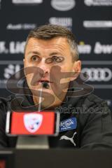 3. Liga; FC Ingolstadt 04 - MSV Duisburg; Pressekonferenz Interview Cheftrainer Michael Köllner (FCI)