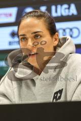 3. Liga; FC Ingolstadt 04 - 1. FC Schweinfurt 05; Pressekonferenz Interview Cheftrainerin Sabrina Wittmann (FCI)