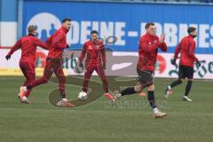 3. Liga - Saison 2025/26 - Hansa Rostock - FC Ingolstadt 04  - die Spieler begrüßen die Fans - Simon Lorenz (Nr.32 - FCI) - XXXXX - Foto: Meyer Jürgen