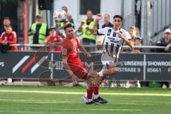 Toto-Pokal - VfB Forstinning - FC Ingolstadt 04; Zweikampf Kampf um den Ball Emre Gül (5, FCI) 16 Mancusi, Luca (16)