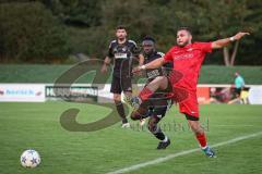 Kreisliga - Saison 2026/27- SV Zuchering - Türkisch SV Ingolstadt - Ahmed Metinov Kyasimov rot Zuchering - Boubacarr Saho schwarz Türkisch - Foto: Meyer Jürgen