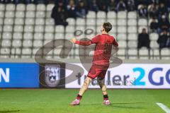 3. Liga; SSV Ulm - FC Ingolstadt 04; Tor Jubel Treffer 0:1 Julian Kügel (29, FCI) dankt den Fans