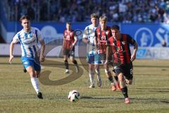 3. Liga; FC Hansa Rostock - FC Ingolstadt 04; Gustav Christensen (24, FCI) Dietze Benno (42 HR) Max Plath (14 FCI)