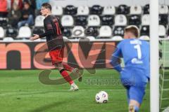 3. Liga; SC Verl - FC Ingolstadt 04; Tor Jubel Treffer Ausgleich 1:1 Frederik Christensen (11, FCI) Torwart Schulze Philipp (1 Verl)