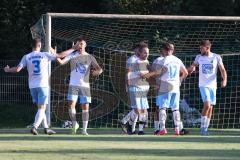 Kreisklasse - Saison 2024/25- SV Oberstimm - ST Scheyern-  -  Der 1:0 Führungstreffer durch - Ibrahim Büyükpinar Oberstimm - jubel - Foto: Meyer Jürgen