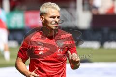 3. Liga; FC Ingolstadt 04 - Hallescher FC; vor dem Spiel Thomas Rausch (45, FCI)