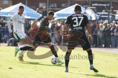 3. Liga; Testspiel; FC Ingolstadt 04 - Borussia Mönchengladbach; Ryan Malone (16, FCI) Pascal Testroet (37, FCI)