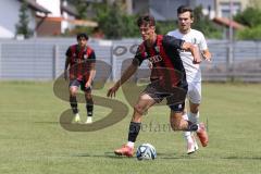 Bayernliga Nord - Saison 2024/25 - FC Ingolstadt 04 II - TSV Karlburg - Kurt Pestel (Nr.19 - FCI U21) - XXXXX - Foto: Meyer Jürgen