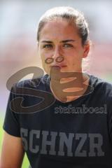 3. Liga; SpVgg Unterhaching - FC Ingolstadt 04; Cheftrainerin Sabrina Wittmann (FCI) vor dem Spiel