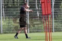 Bayernliga - Saison 2023/2024 - FC Ingolstadt 04 II - U21 - Trainingsauftakt - CO-Trainer Sven Zurawka (FCI II) - gibt Anweisungen - Foto: Meyer Jürgen